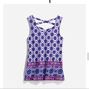 Loveapella Cheyene Cross Back Knit Top